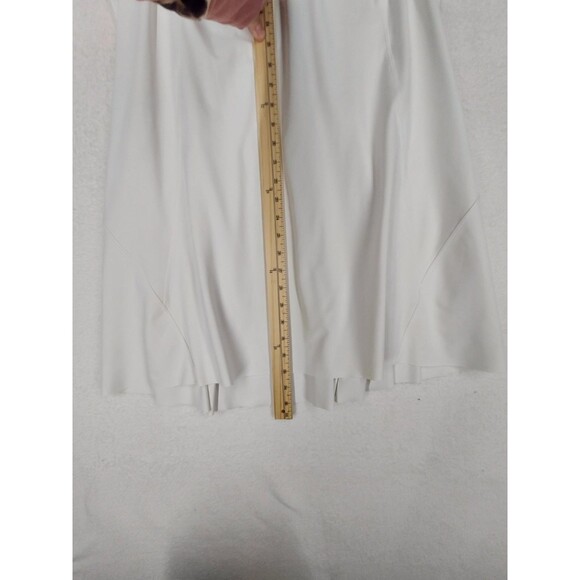 Athleta Women's Tennis/Athletic Dress White Short, Size XL Pullover Zip Closure - Picture 2 of 6